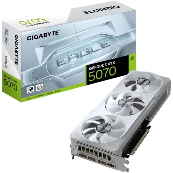 PLACA DE VIDEO GIGABYTE RTX 5070 EAGLE OC ICE 12GB (WHITE)